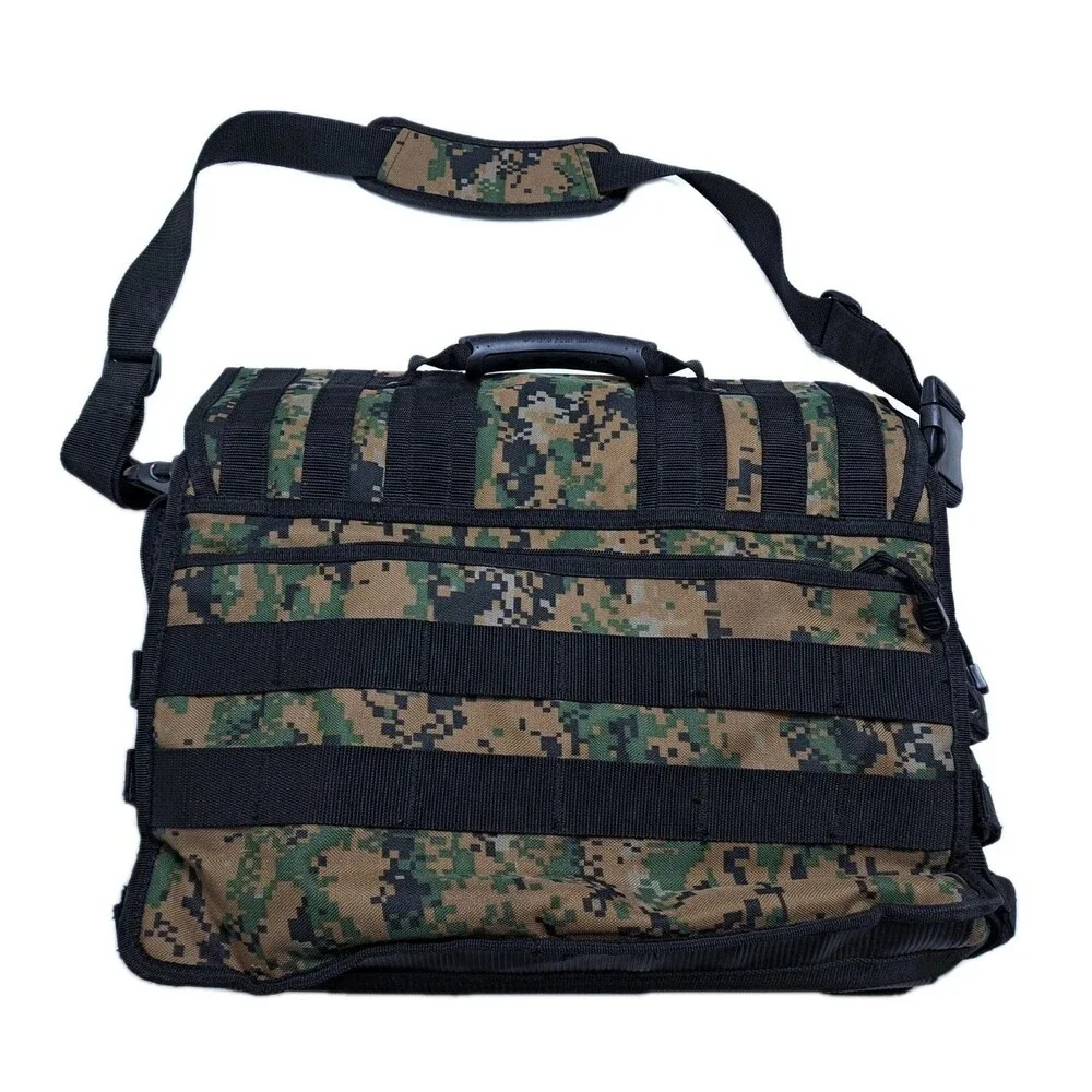 Code Alpha Laptop Tactical Messenger Military Bag Digital Green Camo Molle